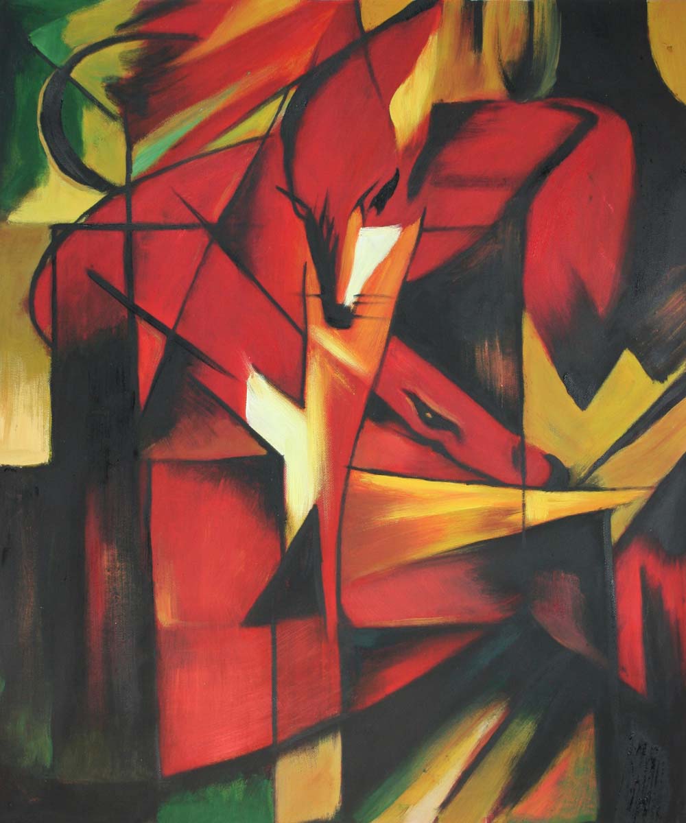 The Fox by Franz Marc - Click Image to Close